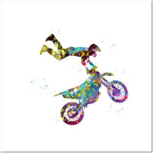 Motocross Dirt Bike Posters and Art